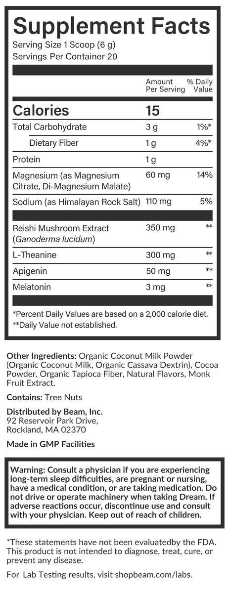 Chocolate Chip Cookie Dream - 20 Servings